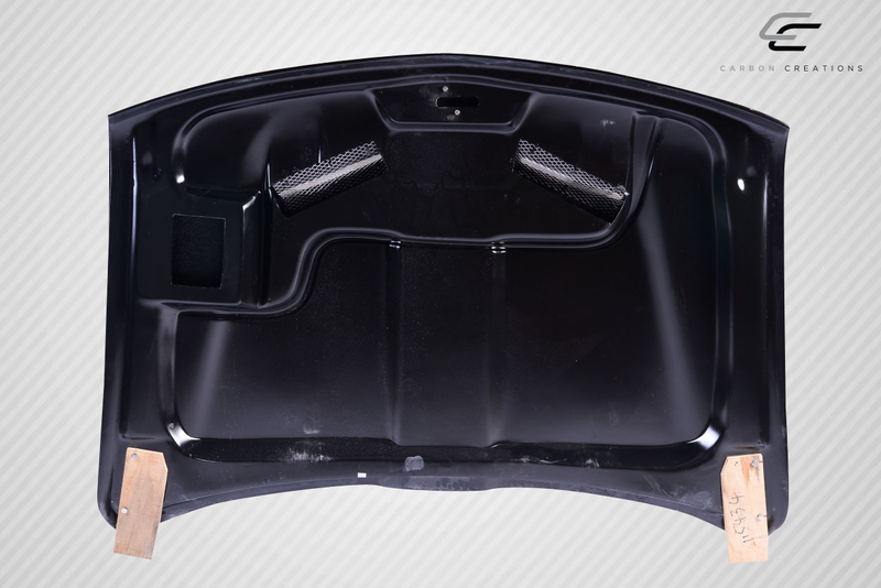 1999-2002 Chevrolet Silverado 2000-2006 Tahoe Suburban Carbon Creations Dual Ram Air Hood - 1 Piece
