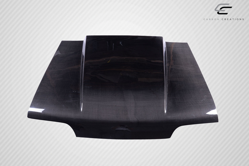1987-1993 Ford Mustang Carbon Creations Capot de 5,1 cm – 1 pièce