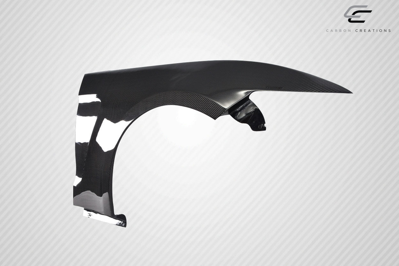 2015-2023 Ford Mustang Carbon Creations GT350 Look Fenders - 2 Piece