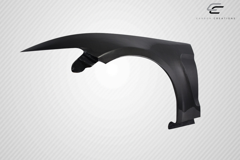 2015-2023 Ford Mustang Carbon Creations GT350 Look Fenders - 2 Piece