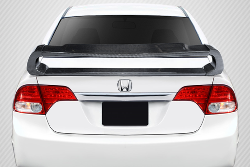 2006-2011 Honda Civic 4DR Carbon Creations Type M Wing Spoiler - 4 Piece (S)