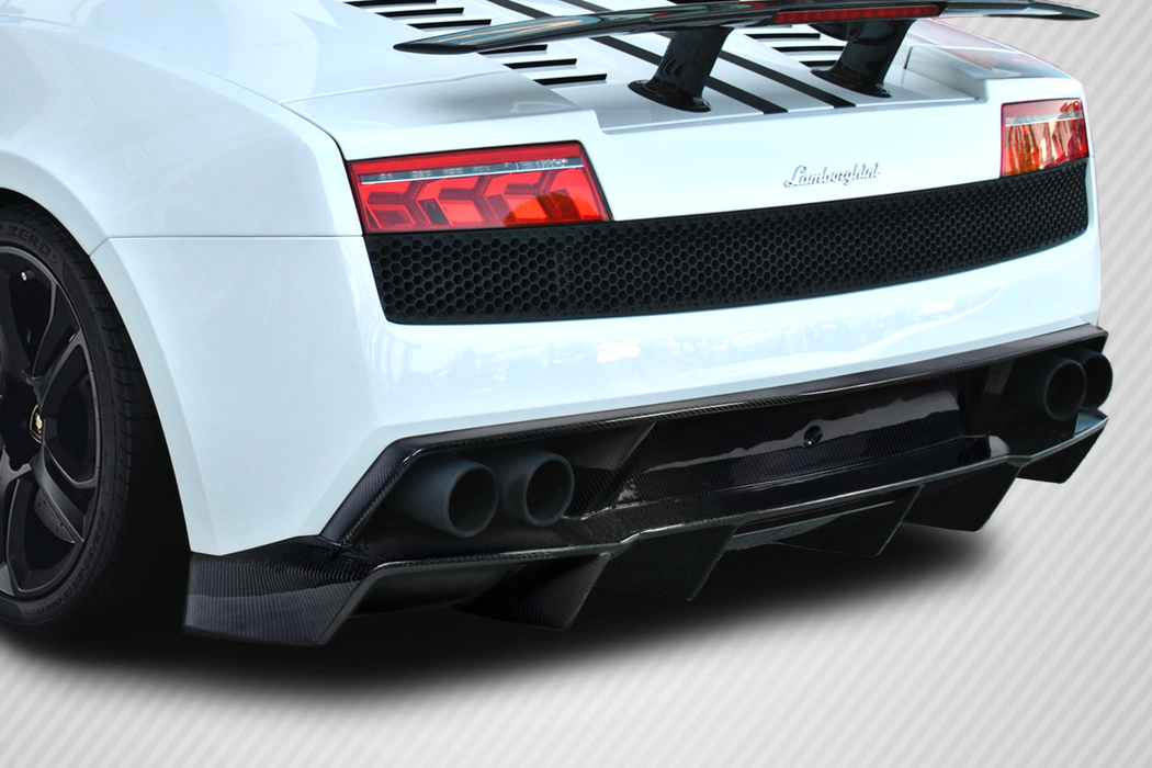 2009-2013 Lamborghini Gallardo Carbon Creations LP560 LP570 Look Rear Diffuser - 1 Piece