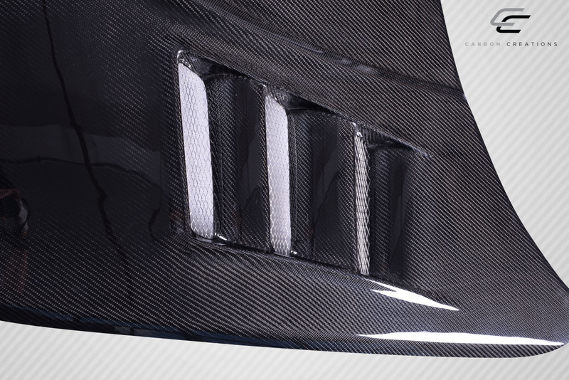 2004-2008 Mazda RX-8 Carbon Creations Vader Hood - 1 Piece