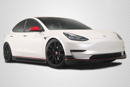2018-2023 Tesla Model 3 Carbon Creations GT Concept Body Kit - 4 Piece - Includes GT Concept Front Lip (115466) GT Concept Rear Diffuser (115468) GT Concept Side Skirts (115470) GT Concept Wing Spoiler (115472)