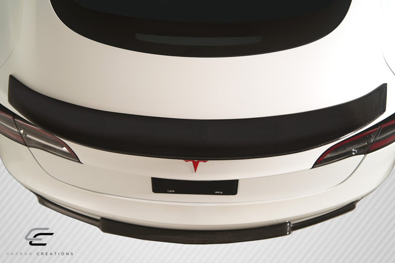 Aileron d'aile arrière Tesla Model 3 Carbon Creations GT Concept 2018-2022 - 1 pièce