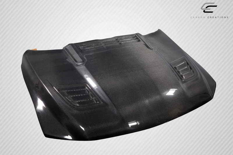 2019-2025 Dodge Ram Carbon Creations Rebel Mopar Look Hood - 1 Piece
