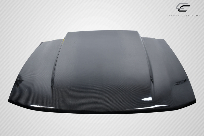 2005-2009 Ford Mustang Carbon Creations 2.5 Inch Cowl Hood - 1 Piece