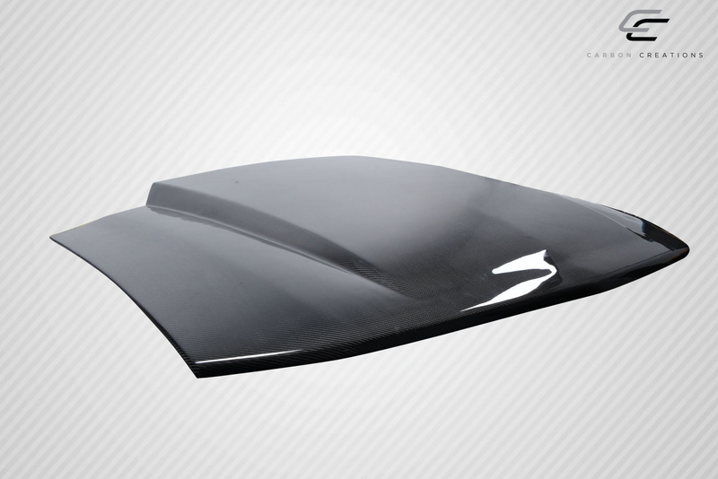 2005-2009 Ford Mustang Carbon Creations 2.5 Inch Cowl Hood - 1 Piece
