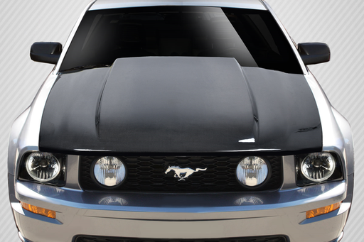 2005-2009 Ford Mustang Carbon Creations 2.5 Inch Cowl Hood - 1 Piece