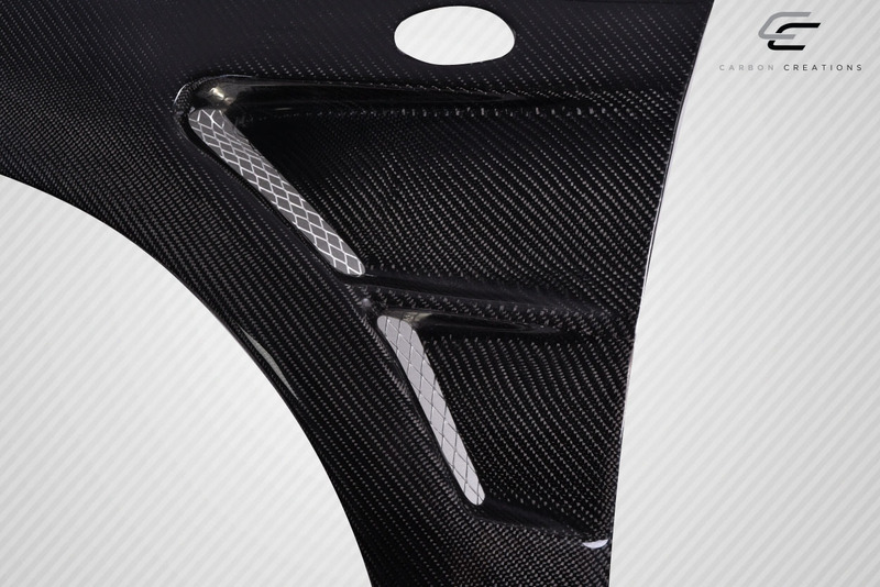 2006-2007 Subaru Impreza WRX STI 4DR Carbon Creations C Speed 20mm Front Fenders - 2 Piece