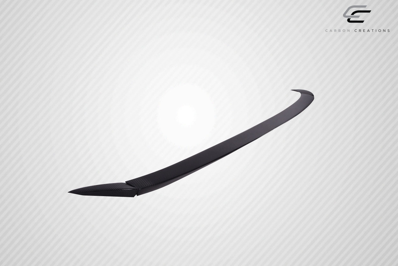 2011-2014 Volkswagen Jetta Carbon Creations R Look Rear Wing Trunk Lid Spoiler - 3 Piece (s)