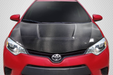 2014-2016 Toyota Corolla Carbon Creations Circuit Hood - 1 Piece