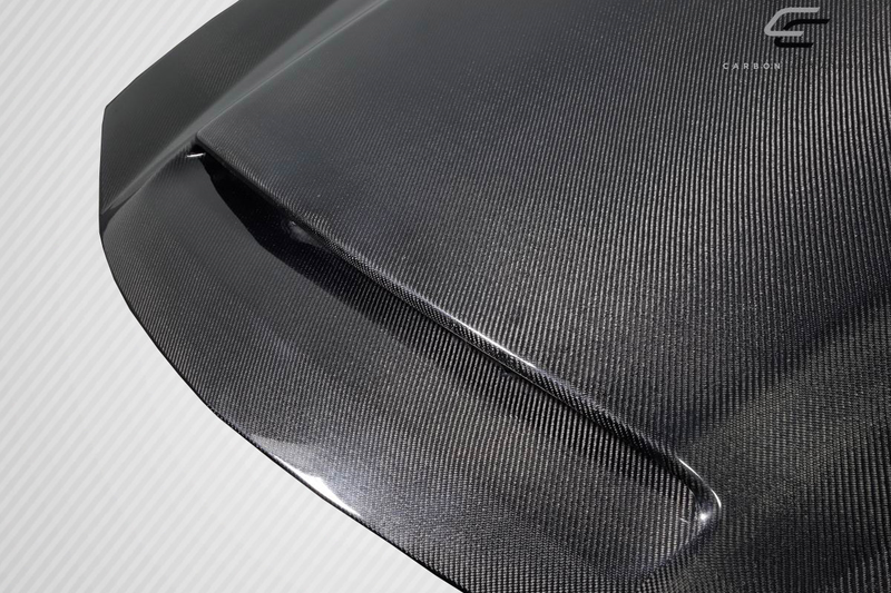 2006-2010 Dodge Charger Carbon Creations Demon Look Hood - 1 Piece