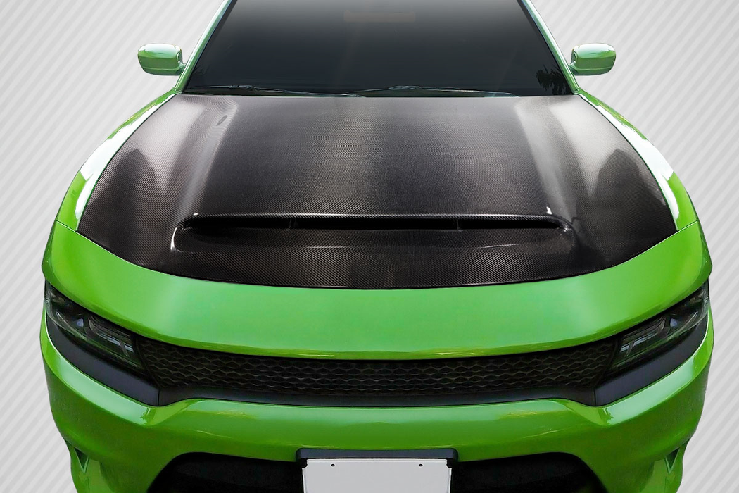 2015-2023 Dodge Charger Carbon Creations Demon Look Hood - 1 Piece