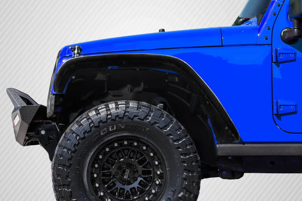 Garde-boue avant robustes Jeep Wrangler Carbon Creations 2007-2018 - 2 pièces
