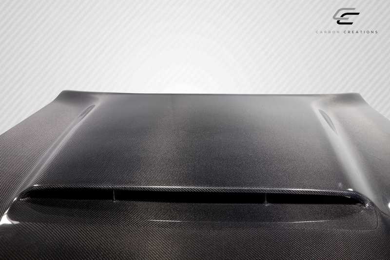 2008-2023 Dodge Challenger Carbon Creations Demon Look Hood - 1 Piece