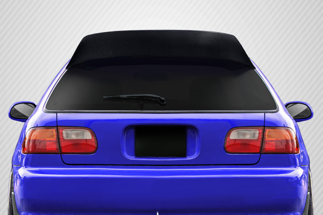 1992–1995 Honda Civic HB Carbon Creations Demon Aileron de toit arrière – 1 pièce