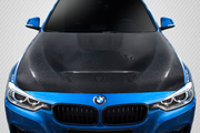 2012-2018 BMW 3 Series F30 / 2014-2020 4 Series F32 Carbon Creations GTS Look Hood - 1 Piece