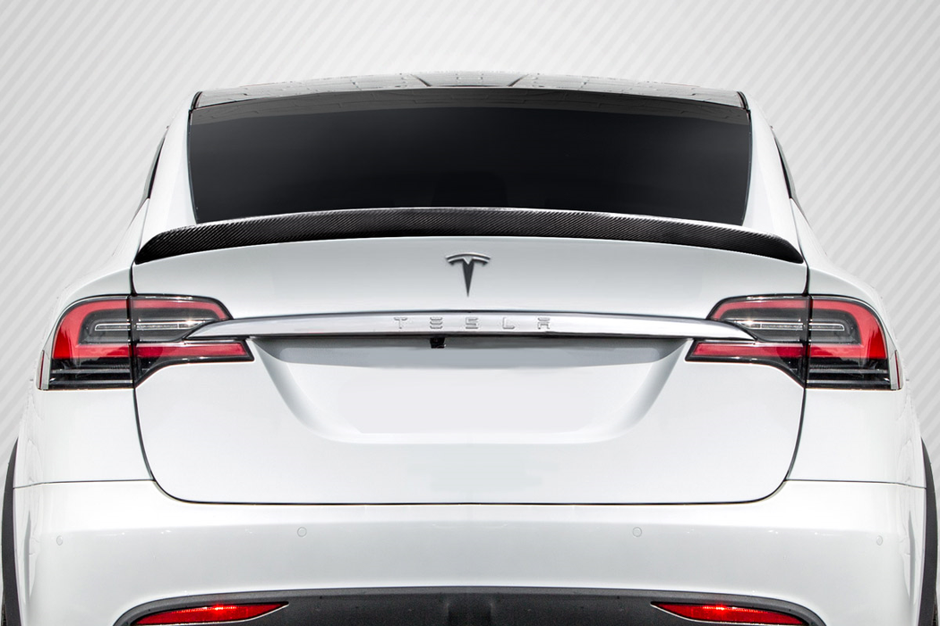2016-2023 Tesla Model X Carbon Creations High Kick Rear Wing Spoiler - 1 Piece
