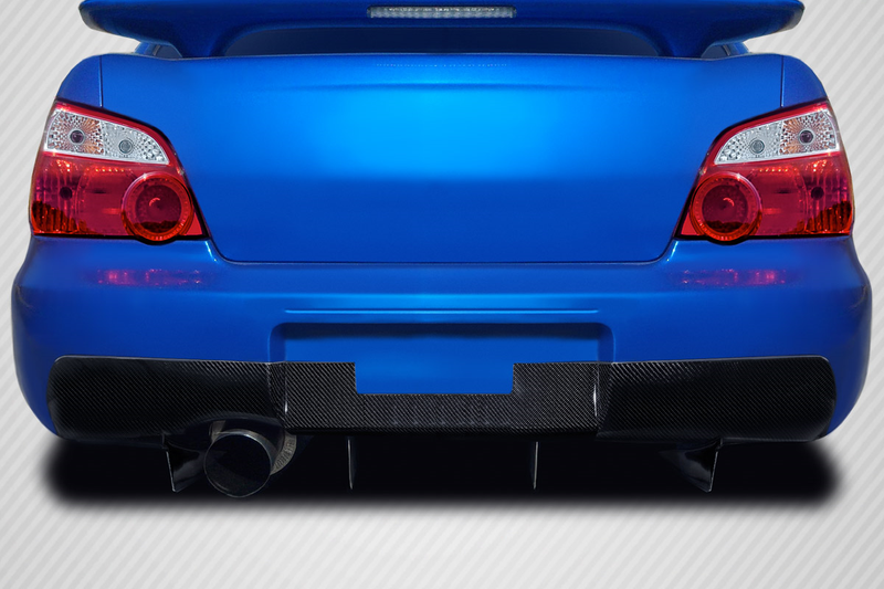 2002-2007 Subaru Impreza WRX STI 4DR Carbon Creations MTS Rear Diffuser - 3 Piece