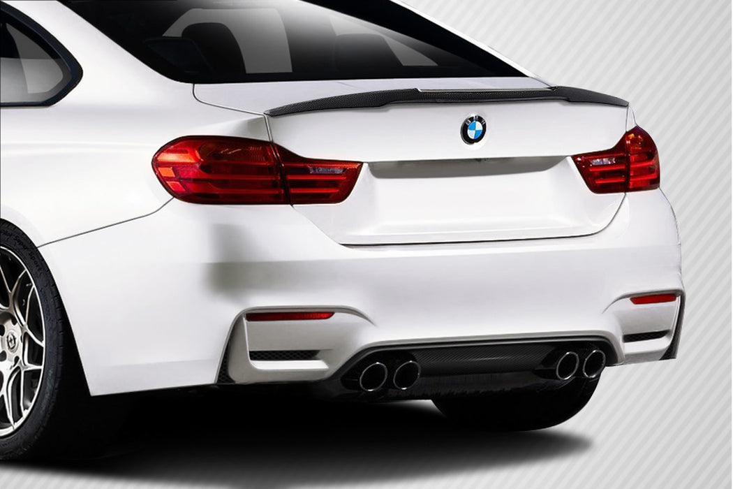 2014-2020 BMW 4 Series F32 Carbon Creations M4 Look Rear Wing Trunk Lid Spoiler - 1 Piece