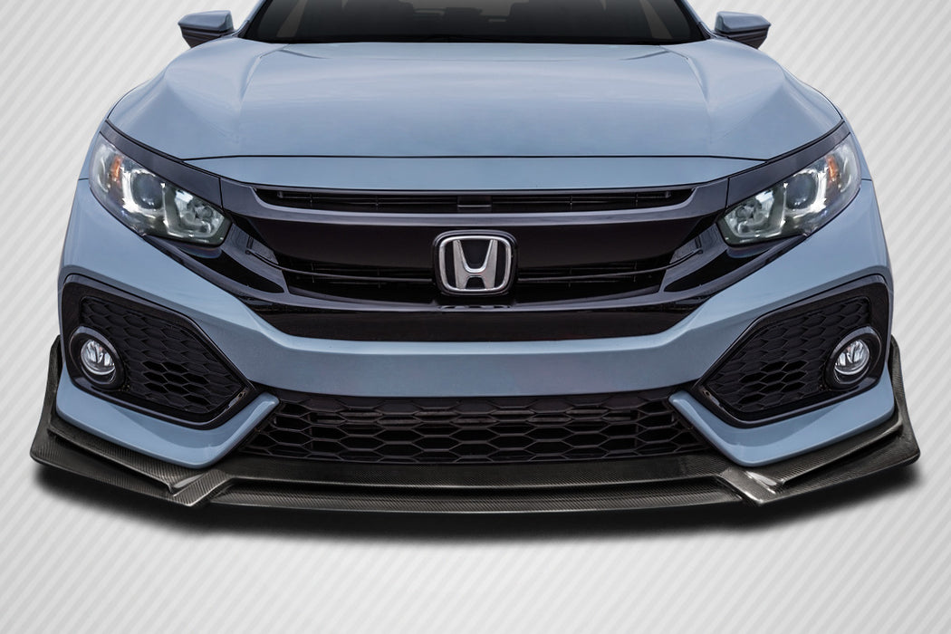 2017-2021 Honda Civic HB Carbon Creations BZ Front Lip Spoiler - 1 Piece