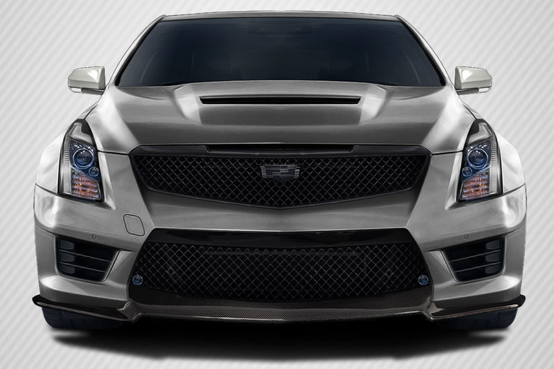 2016-2019 Cadillac ATS-V Carbon Creations V Look Front Lip Spoiler - 1 Piece