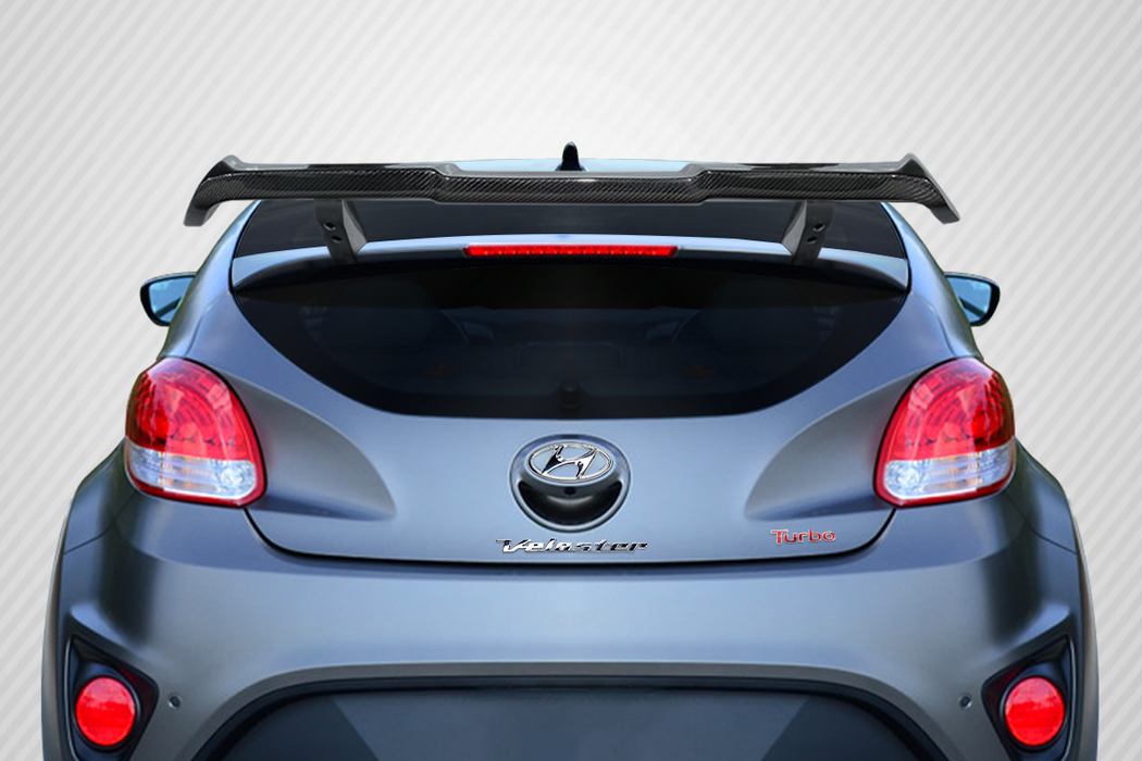 2012-2017 Hyundai Veloster Turbo Carbon Creations MR Wing Spoiler - 3 Piece