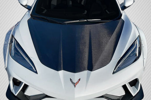 2020-2023 Chevrolet Corvette C8 Carbon Creations OEM Look Hood - 1 Piece