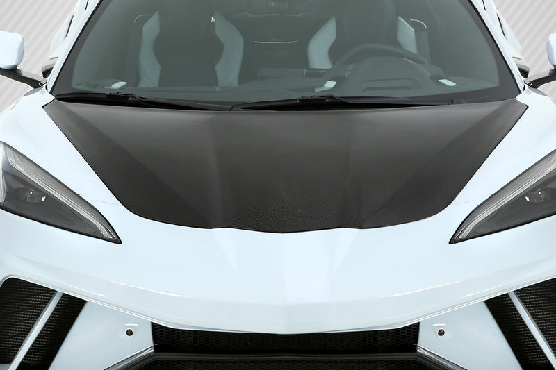 2020-2022 Chevrolet Corvette C8 Carbon Creations OEM Look Hood - 1 Piece