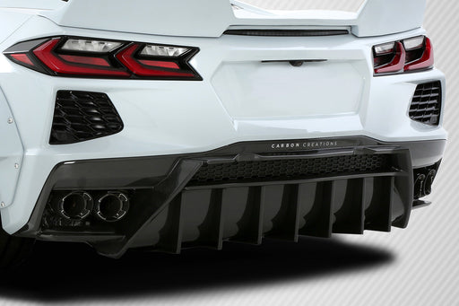 2020-2022 Chevrolet Corvette C8 Carbon Creations Gran Veloce Rear Diffuser - 1 Piece