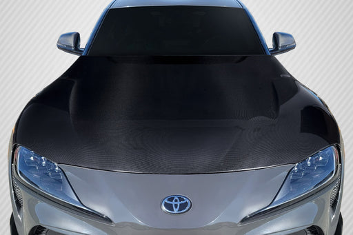 2019-2023 Toyota Supra A90 Carbon Creations OEM Look Hood - 1 Piece