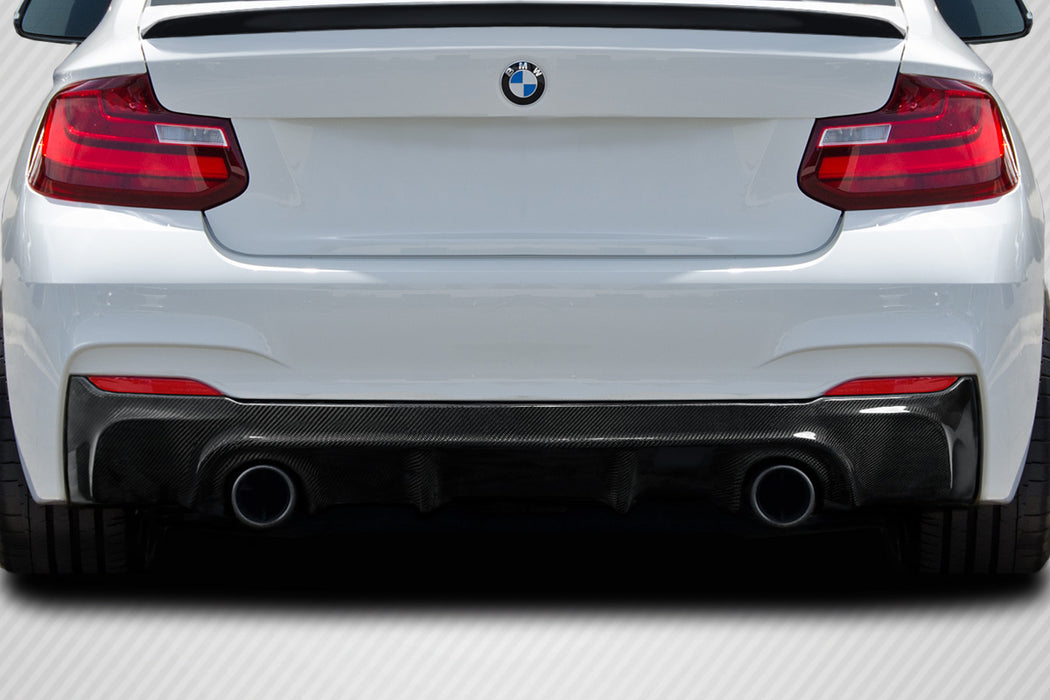2014-2021 BMW 2 Series F22 F23 Carbon Creations 3DS Rear Diffuser - 1 Piece ( M Sport Bumper Only )