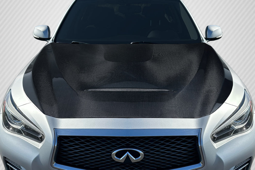2014-2023 Infiniti Q50 Carbon Creations GTS Look Hood - 1 Piece