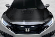 2016-2021 Honda Civic Carbon Creations Type R Look Hood - 1 Piece