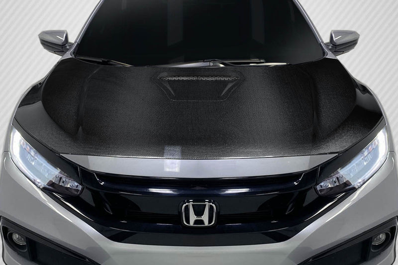 2016-2021 Honda Civic Carbon Creations Type R Look Hood - 1 Piece