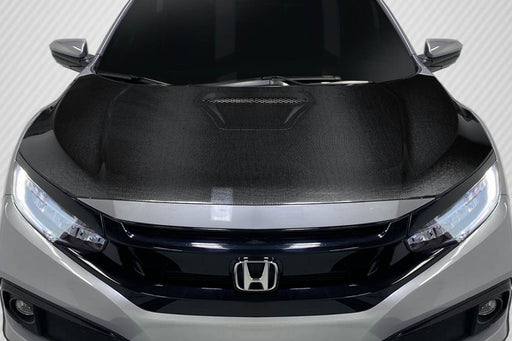 2016-2021 Honda Civic Carbon Creations Type R Look Hood - 1 Piece