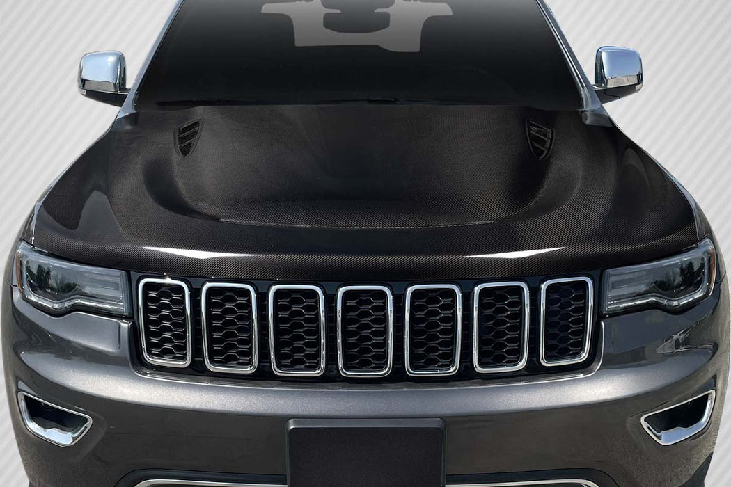 2011-2022 Jeep Grand Cherokee Carbon Creations Delta Hood - 1 Piece