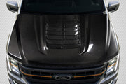 2017-2022 Ford Super Duty F250 F350 F450 Carbon Creations GT500 V2 Look Hood - 1 Piece