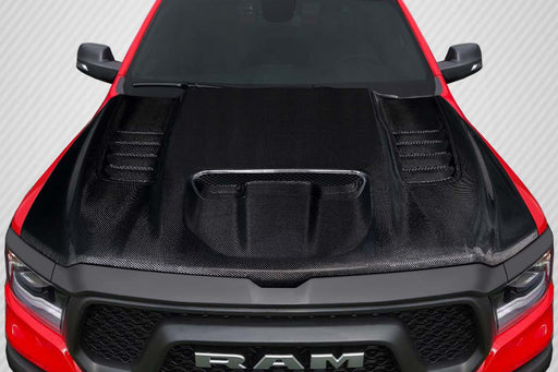 2019-2021 Dodge Ram 1500 Carbon Creations TRX Look Hood - 1 Piece