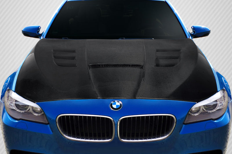 2011-2016 BMW 5 Series F10 4DR Carbon Creations Power Dynamics Hood - 1 Piece