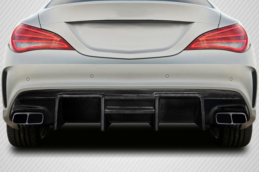 2014-2016 Mercedes CLA Class Carbon Creations Zex Rear Diffuser - 1 Piece