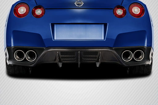 2009-2011 Nissan GT-R R35 Carbon Creations Malve Rear Diffuser - 1 Piece
