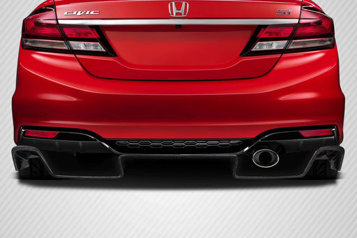 2006-2015 Honda Civic Carbon Creations Velocity Rear Diffuser - 2 Pieces