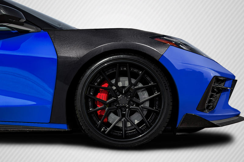 2020-2025 Chevrolet Corvette C8 Carbon Creations OEM Look Front Fenders - 2 Pieces