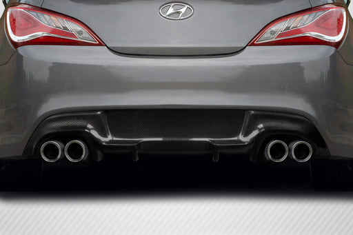 2010-2016 Hyundai Genesis Coupe Carbon Creations Twins Rear Diffuser - 1 Piece