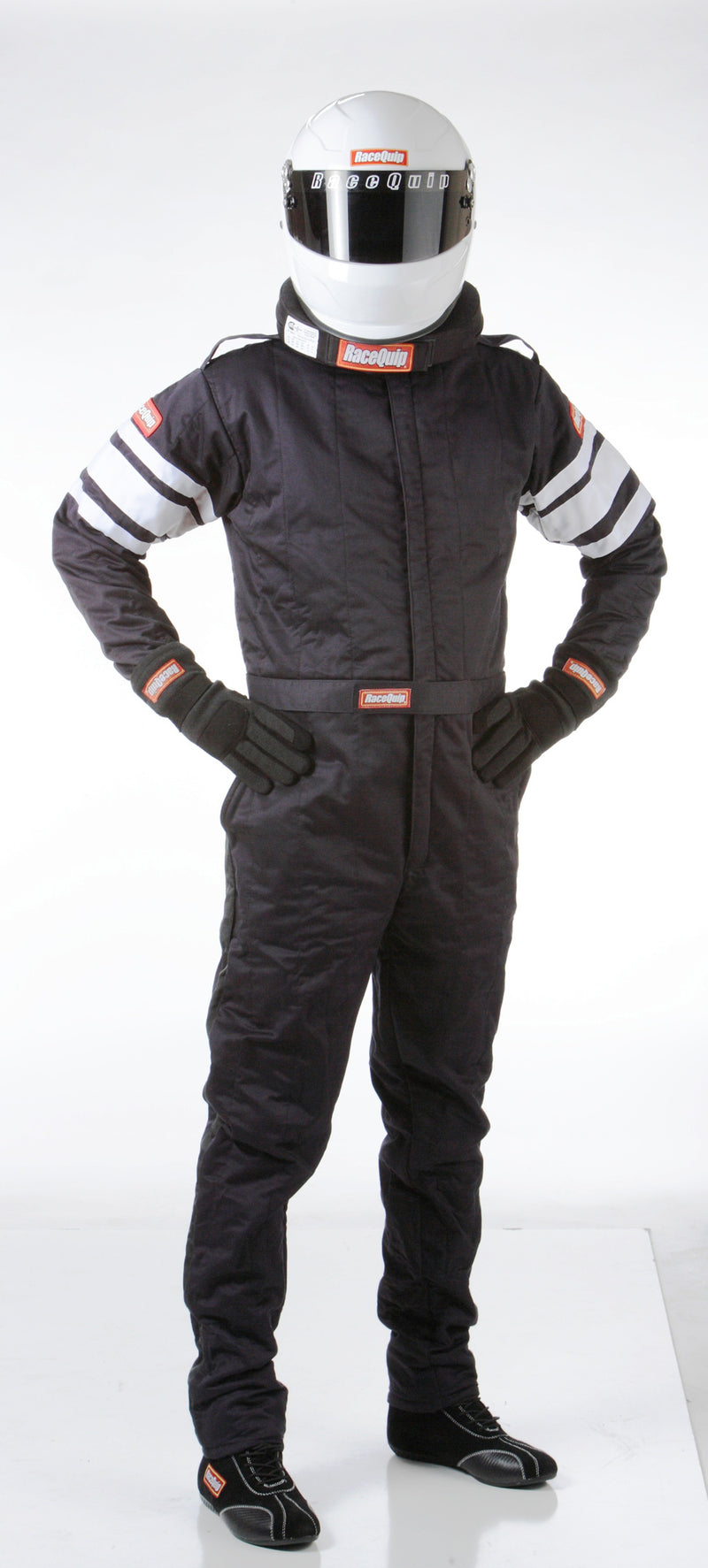 120008 RaceQuip One Piece Multi Layer Racing Driver Fire Suit, SFI 3.2A/ 5, Noir 3X-Large