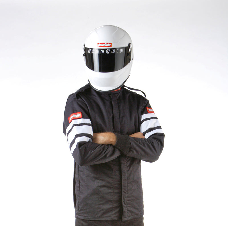 121009 RaceQuip Veste de costume de pilote de course multicouche, SFI 3.2A/ 5, Noir 4X-Large