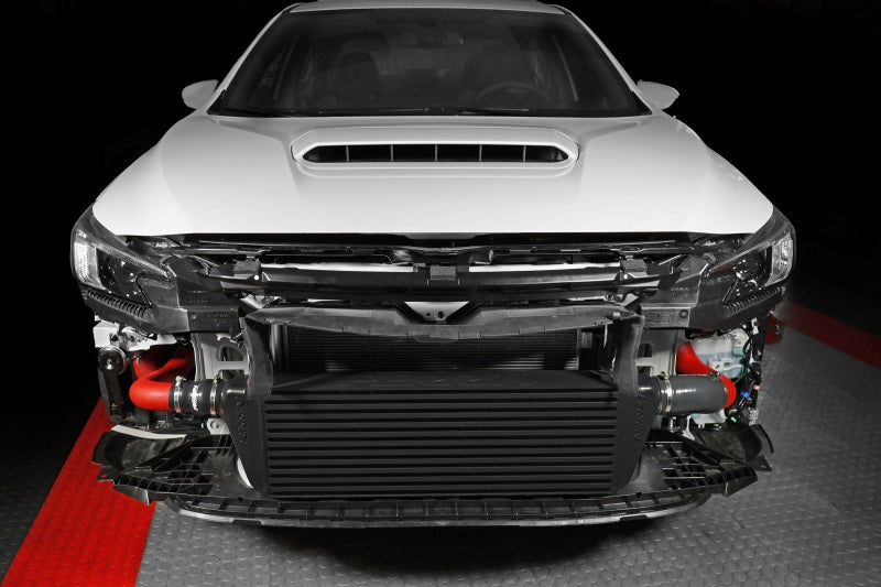 Kit intercooler frontal PERRIN pour Subaru WRX 22-26 (tubes rouges et cœur noir)