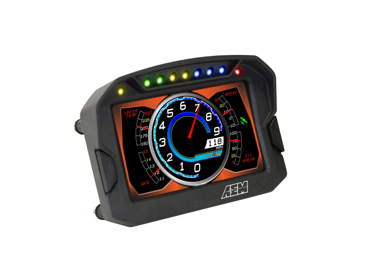 Écran de tableau de bord numérique AEM CD-5G Carbon avec GPS et antenne internes 10 Hz
